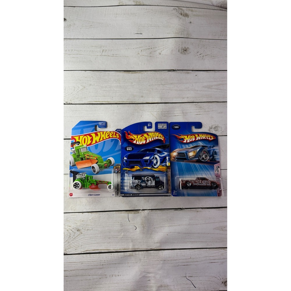 Hot Wheels NOC Lot Street Cleaver Saber Tooth Tooned 69 GTO 2004‎ First Editions
